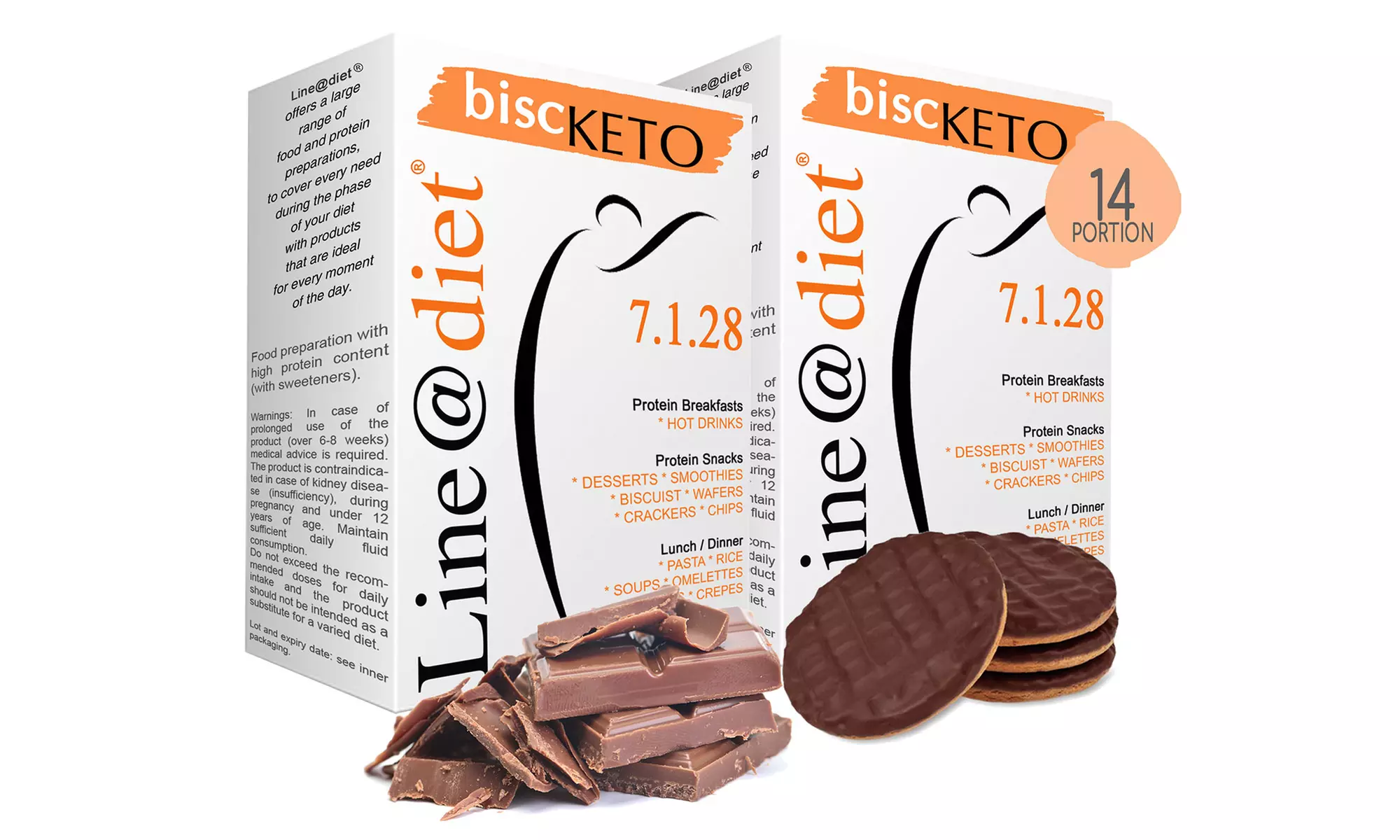 1, 2 o 4 confezioni di biscotti proteici Lineadiet