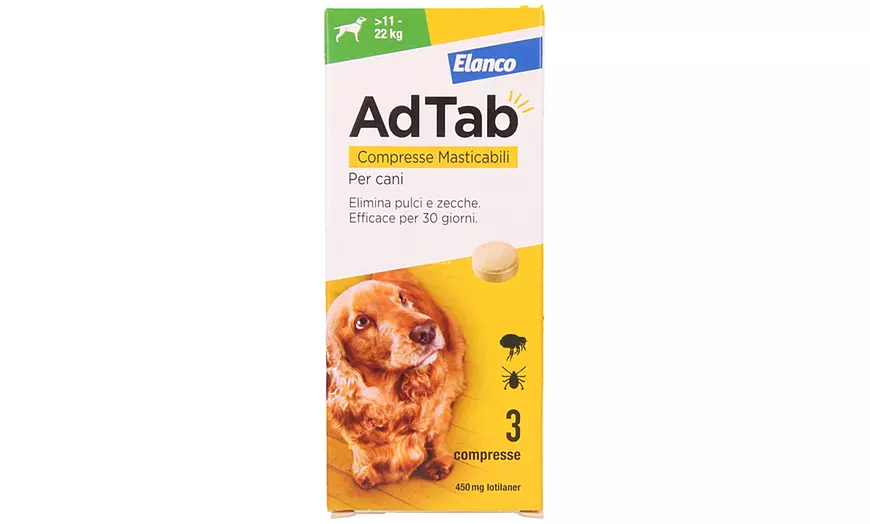 Image 4: Antiparassitario AdTab compresse masticabili per cani e gatti