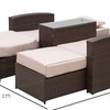 Image 7: Outsunny Rattan Double Lounge Set