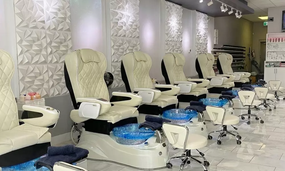 Deluxe Pedicure with Hot Stone Massage with Gel Polish Application