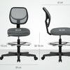 Image 13: Vinsetto Ergonomic Mesh-Back Chair