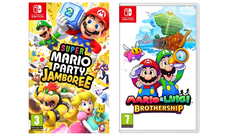 Image 1: Super Mario Party Jamboree e Mario e Luigi Fraternauti alla carica per Nintendo Switch