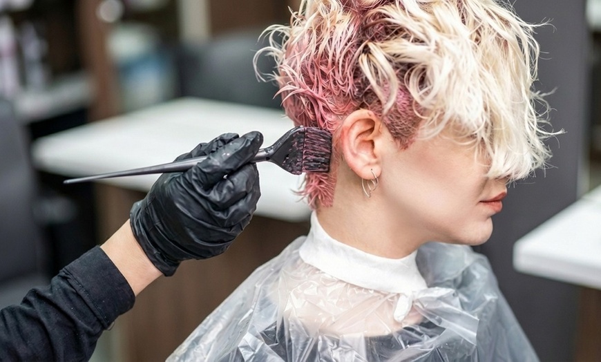 Image 2: Women Haircut, Color or Keratin Treatment with Conditioning or Blowout
