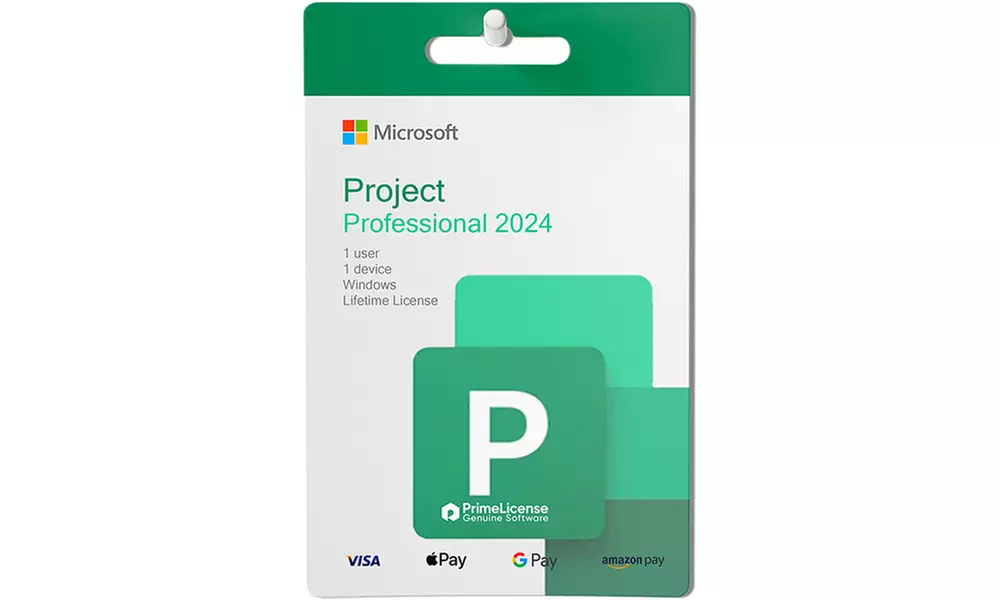 Microsoft Visio or Project Pro 2021 or 2024 Lifetime License Options