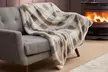 Silentnight Snugsie Faux Fur Check Blanket - Image 5