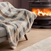 Image 5: Silentnight Snugsie Faux Fur Check Blanket 