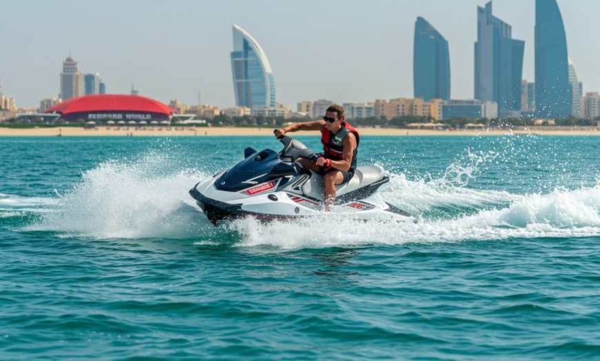 Image 1: Dive into 30, 45, or 60-Minute Thrilling Jet Ski Rental Adventure
