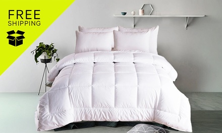 Down Alternative Quilt Doona 400gsm  - Single MFQ400-S - A&B Home Fashion