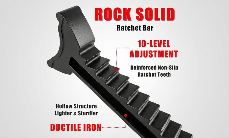 Image 5: Set di 2 cavalletti per auto Muscleman Boudech