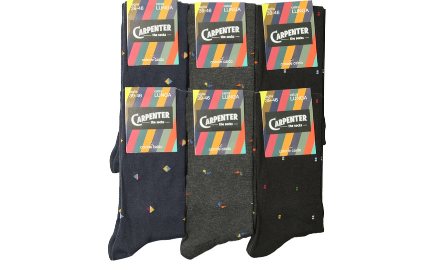 Image 43: Carpenter 6er- oder 12-Pack kurze oder lange Herren-Socken