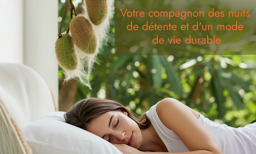 Image 5: Oreiller Sampur Kapok en fibre de kapok 100 % naturelle