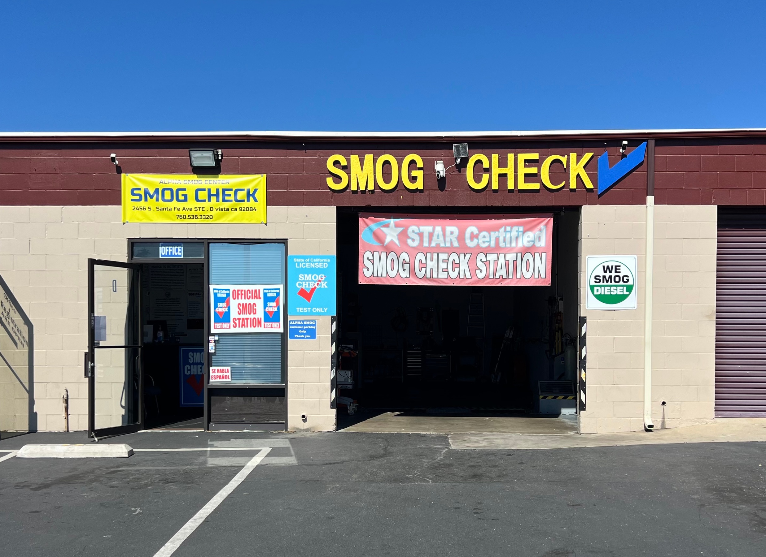Smog Certified Test for Sedans or SUVs (2000s & Up or Diesel Vehicles)