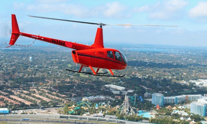 Orlando Helicopter Tours for 2: Disney, SeaWorld & Twilight Magic
