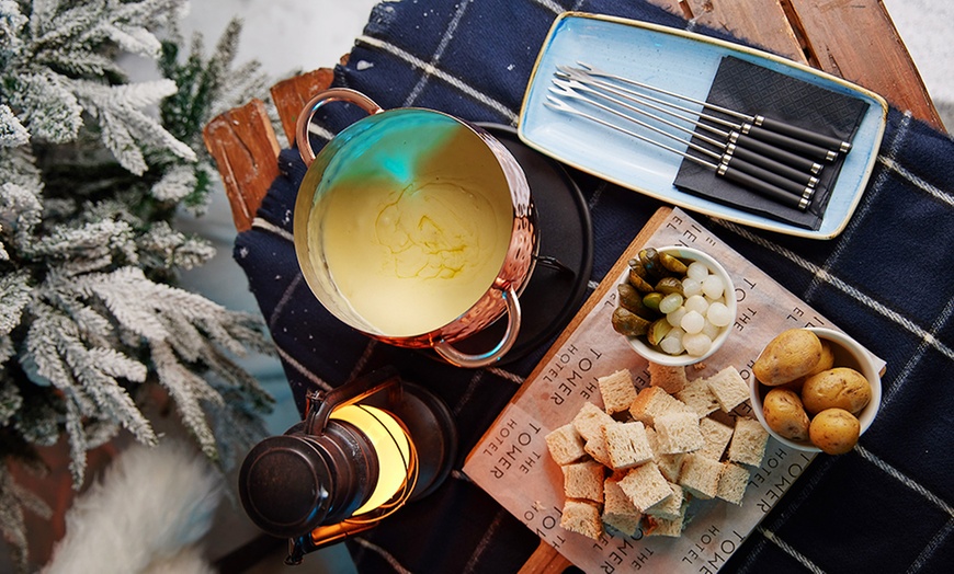 Image 9: Delicious Fondue for Up to 6 to Share in the Alpine Lodge, Tower Bridge (Up to 34% Off)