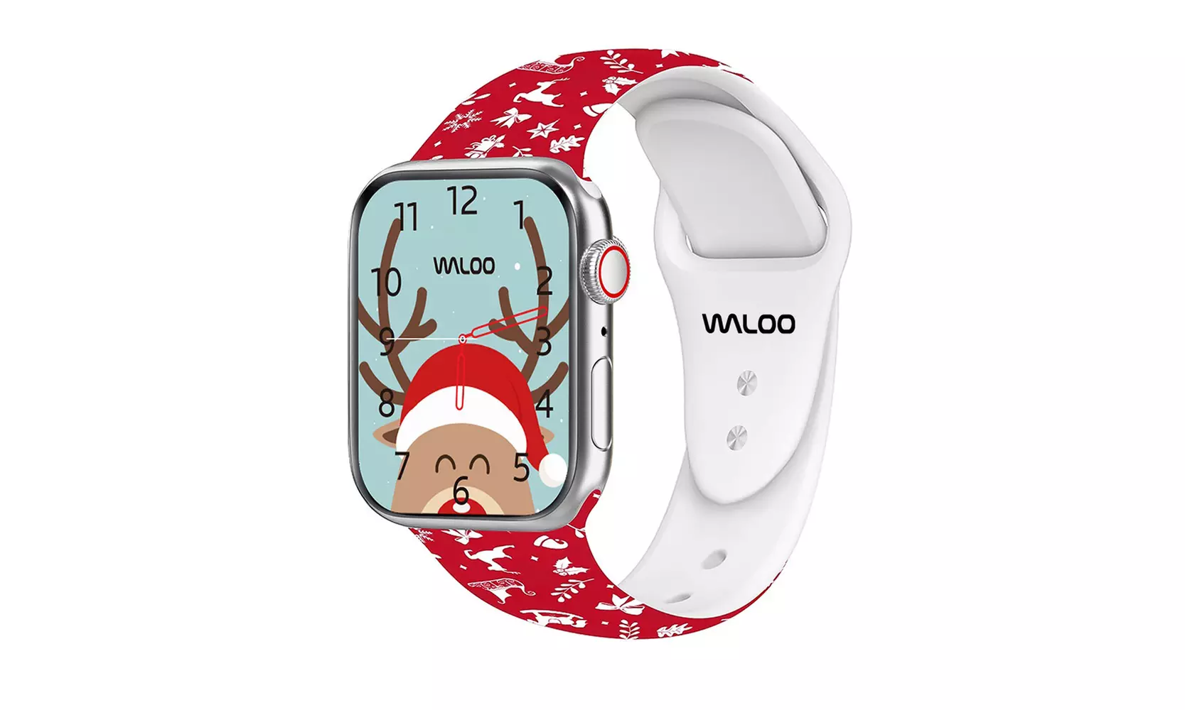 Waloo Christmas Silicone Sport Replacement Band For Apple Watch - All Series