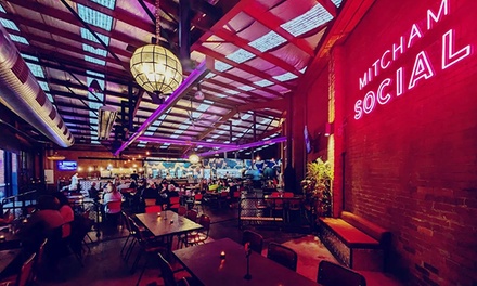 $100 to spend on food drinks - Mitcham Social