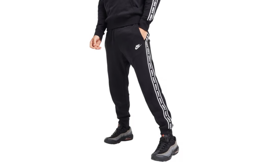 Image 7: Nike Men's Black Aries Fleece Joggers