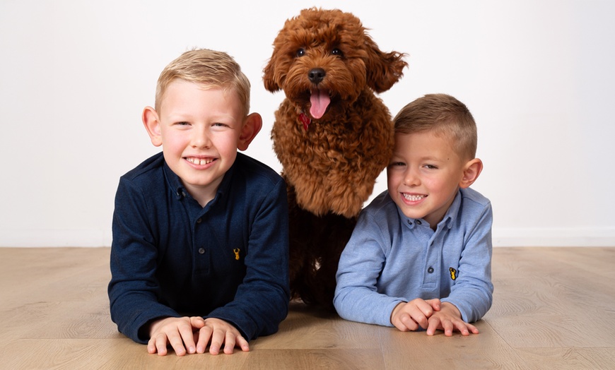 Image 19: Sibling Photoshoot With 8'' x 6'' Print at Barrett & Coe