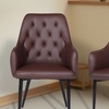 Image 7: Upholstered Dining Chairs Set