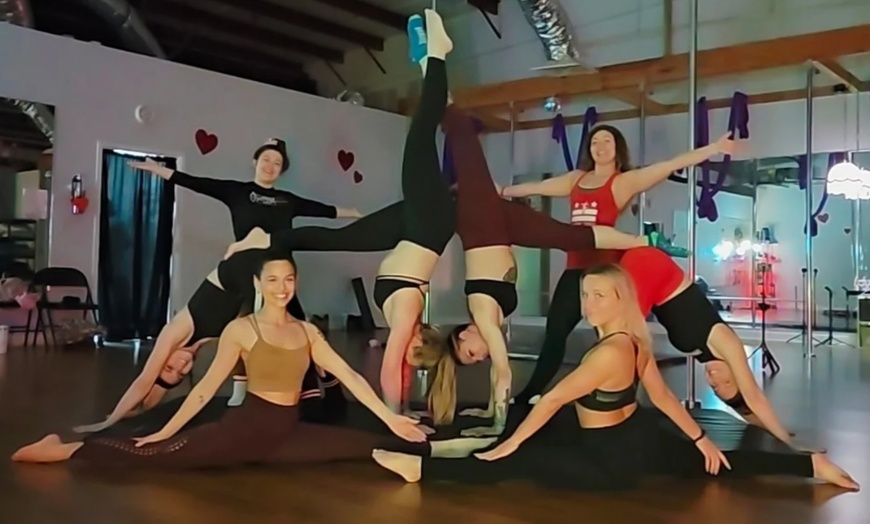Image 3: 1 or 5 Women Only Fitness Classes including Pole Yoga and Aerial