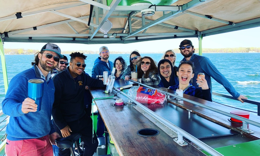 Image 2: Book a Private 100-Minute Paddle Pub Cruise for Up to 15 People