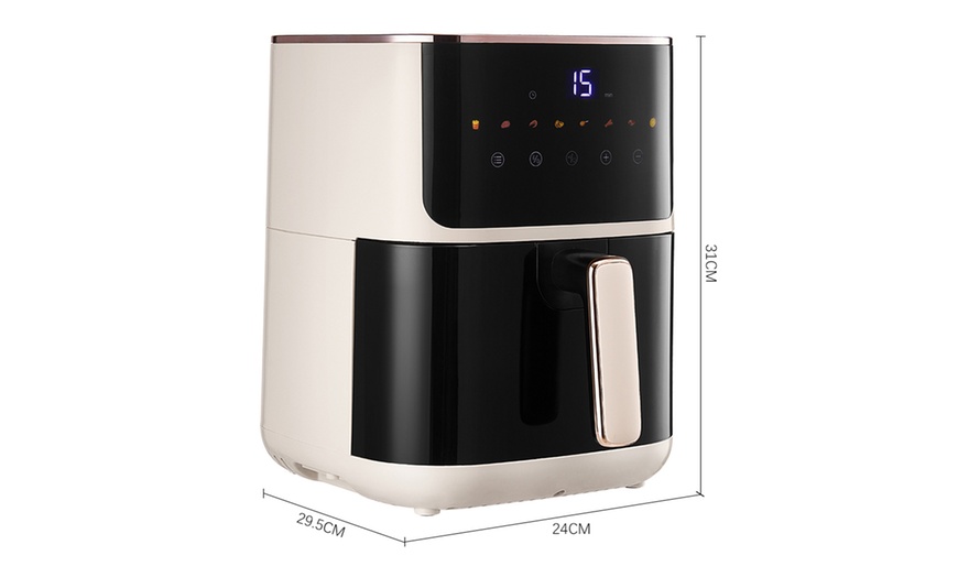 Image 4: 4.7, 5 or 6L Air Fryer with Smart Touch Display and 60 Minute Timer