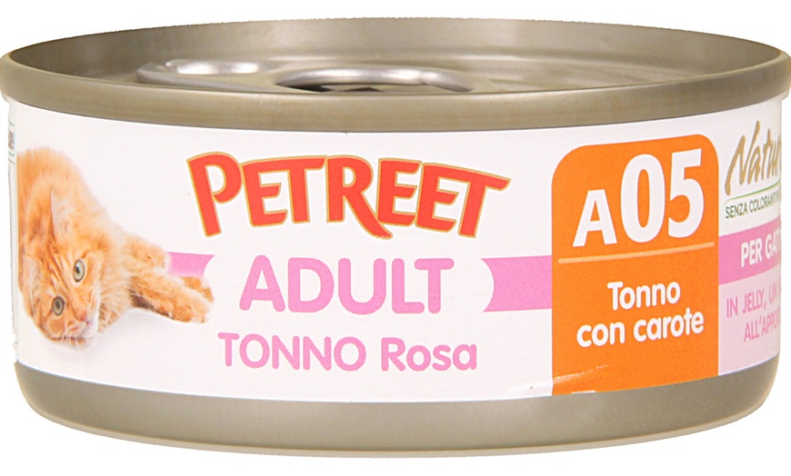 Image 35: Box Petreet per gatti con 60 scatolette da gusti misti