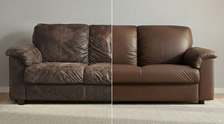 Full Recliner Restoration – Oil Removal, Color Repair, Reshape - Leather Repair Gallery - Mobile Service & Craft Studio