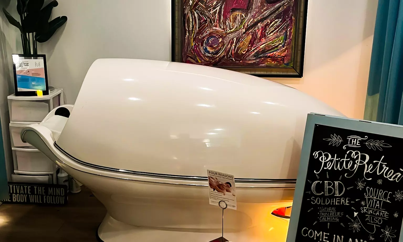 1, 3, or 5 Cocoon Infrared Pod Sessions with Foot Bath and Shower