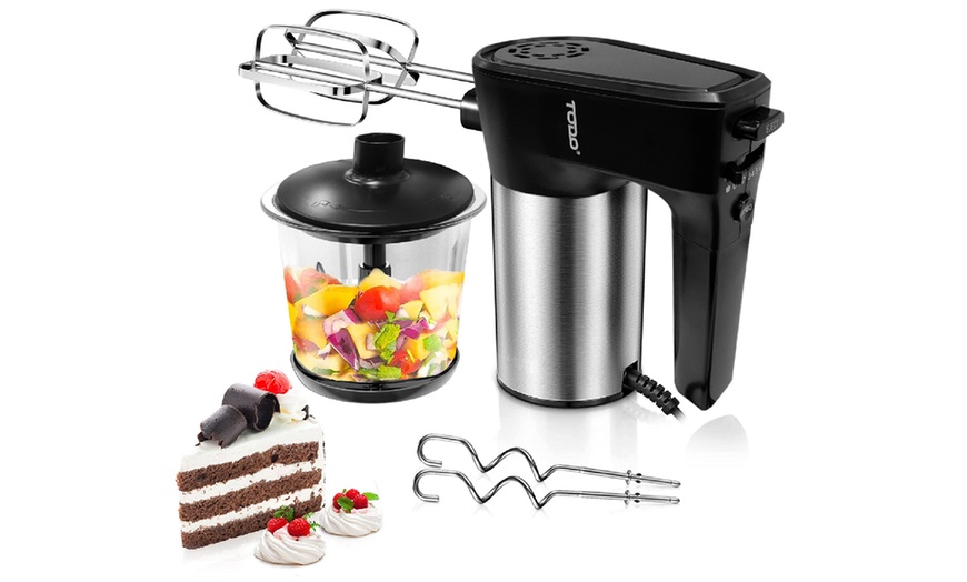 Image 2: TODO 1L Multi Chopper or Food Processor with Glass Bowl 
