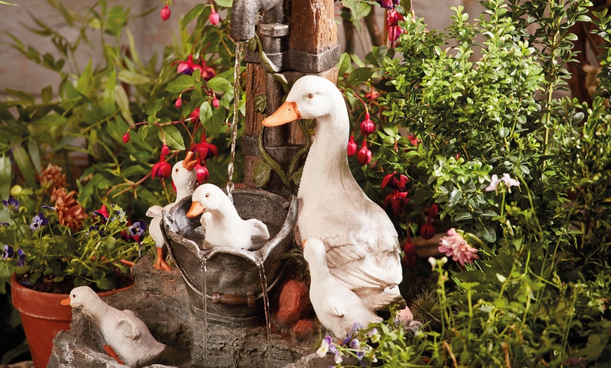 Image 2: Duck Fountain Water Feature