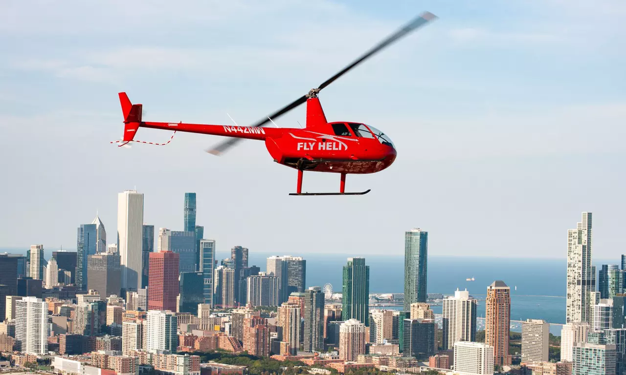 Experience Chicago's Iconic Landmarks on a Private Helicopter Tour