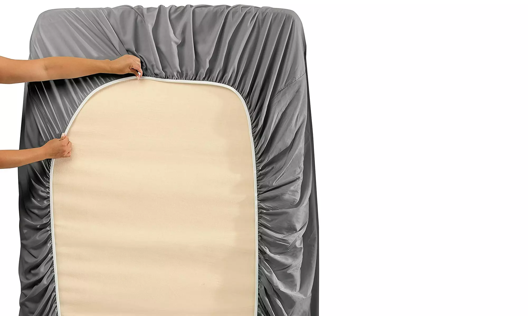 Hearth & Harbor Extra Deep Pocket Sheet Set - Microfiber Bed Sheets - 24" Depth