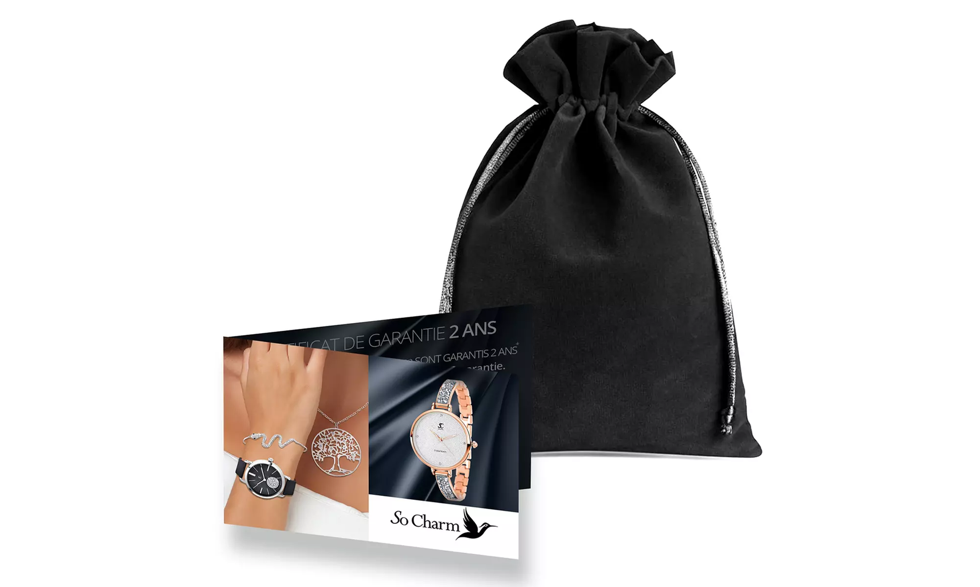 Brazalete con cristales brillantes de SC Crystal