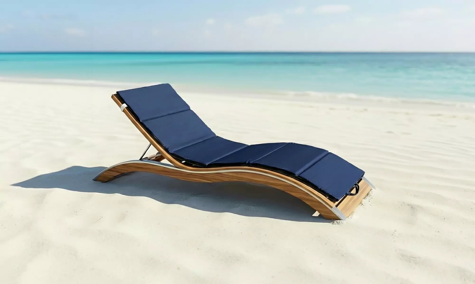 Faltbare Auflage für Sonnenliege