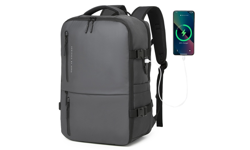 Image 21: Handbaggage rugzak met laptopvak