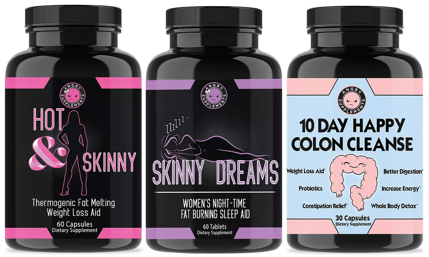 Hot & Skinny Weight Loss, Skinny Dreams Sleep Aid, 10 Day Happy Colon Cleanse