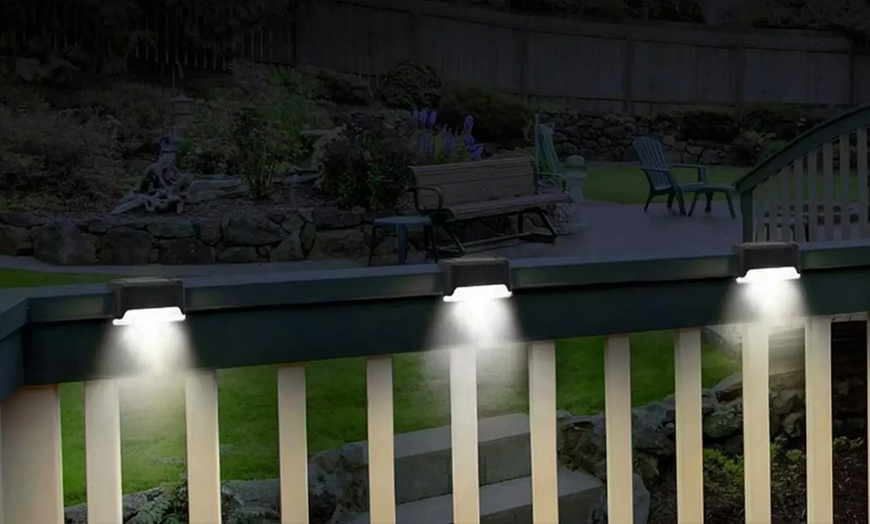 Image 10: Outdoor Solar Deck Lights x4, x8 Options