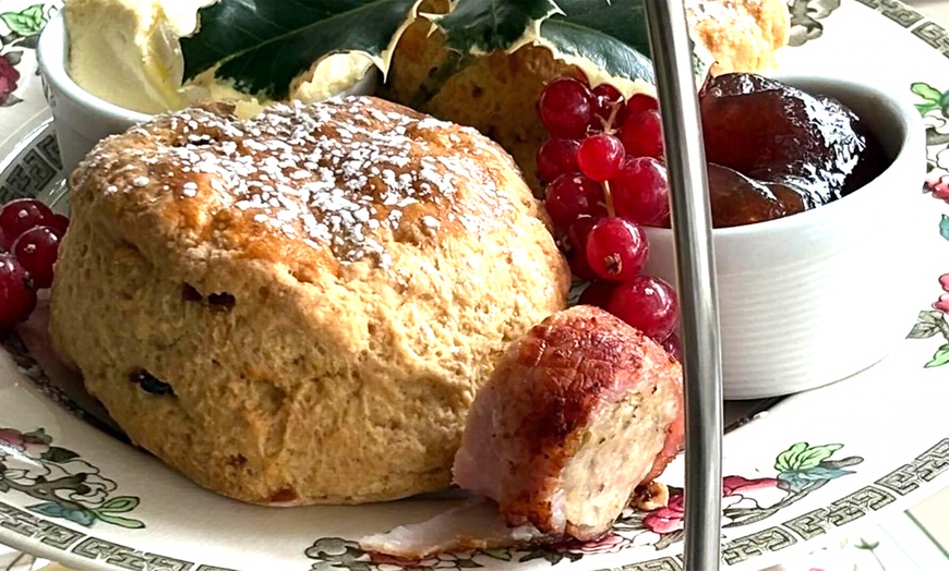 Image 2: Xmas Afternoon Tea with Soft Drink & Optional Cocktail or Mulled Wine