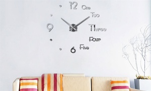 DIY 3D Number Wall Clock