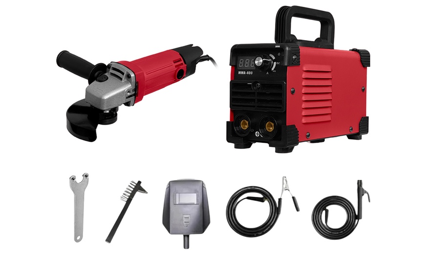 Image 1: Kit soudeuse inverseur 400 A et meuleuse d'angle 1000 W
