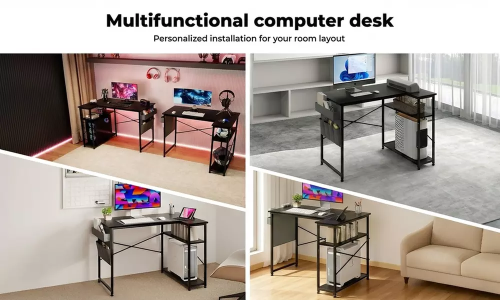 Levede L-shaped Computer Desk