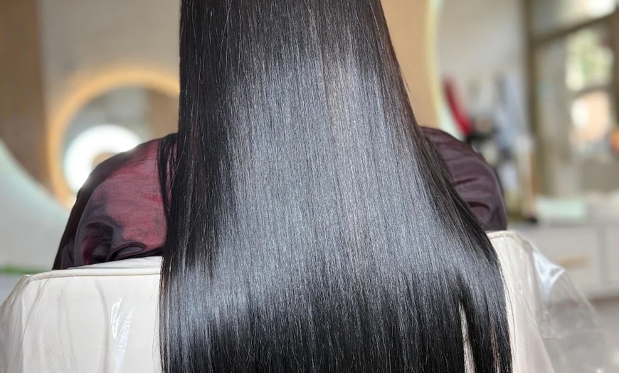 Image 2: Alisado de keratina orgánica con lavado, corte de puntas y peinado 