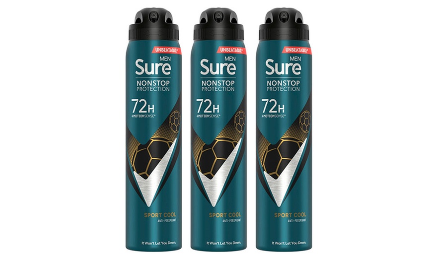 Image 8: Three or Six Sure Men's Antiperspirant Deodorants 250ml