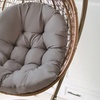 Image 2: Thick Padded Polyester Egg Chair Cushion