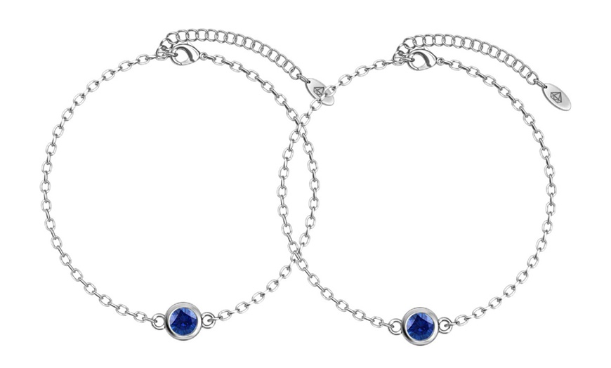 Image 90: 1, 2, 3 of 4 sieradensets met Oostenrijkse kristallen of parels