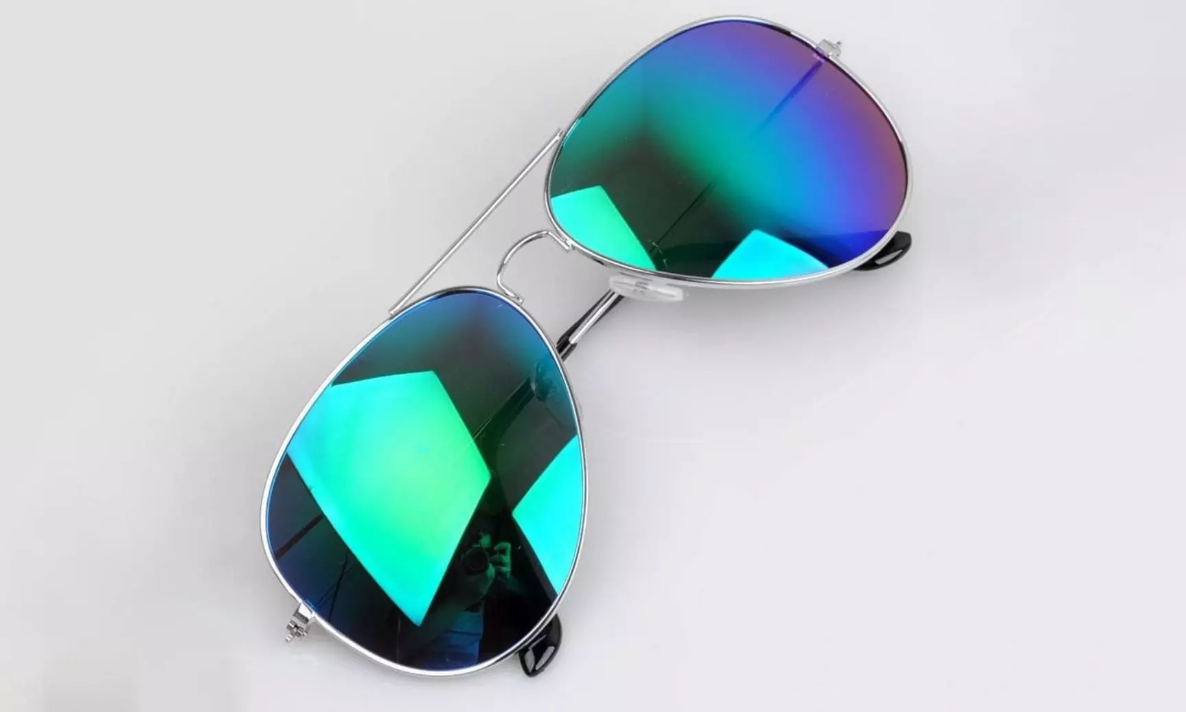 Mirrored Aviator Sunglasses