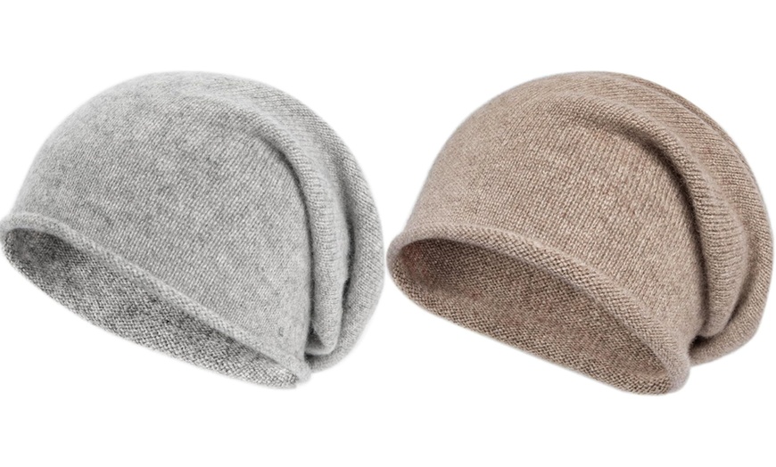Image 14: 1 of 2 warme en stijlvolle wollen beanies