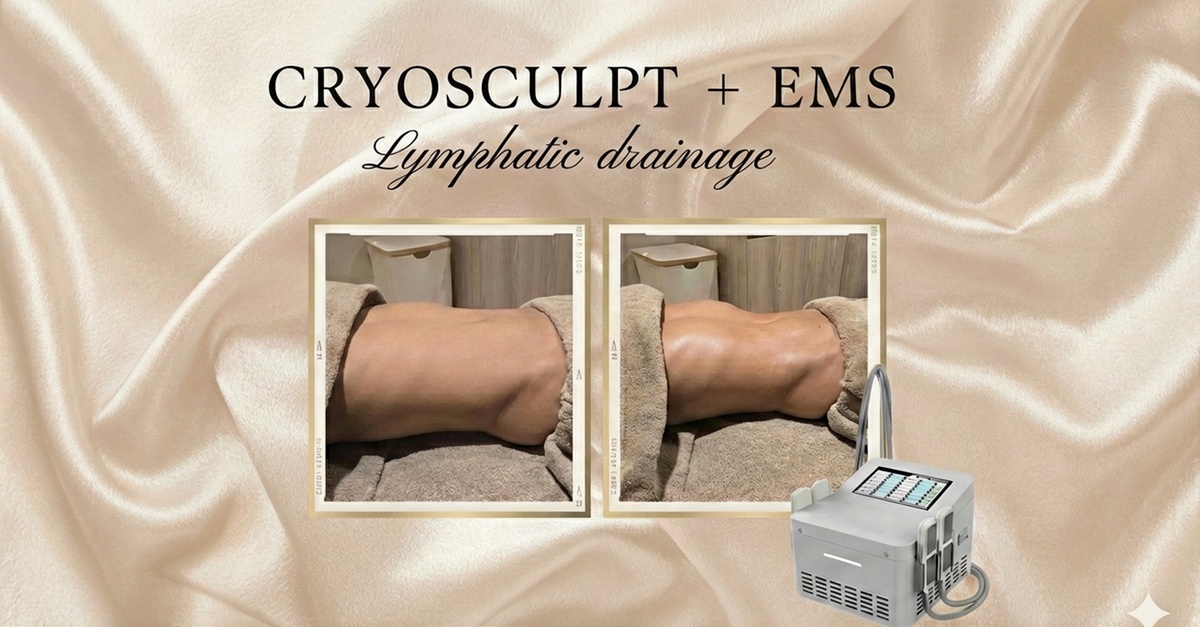 1 or 3 Sessions Cryosculpt with EMS and Lymphatic Massage Treatment from Groupon