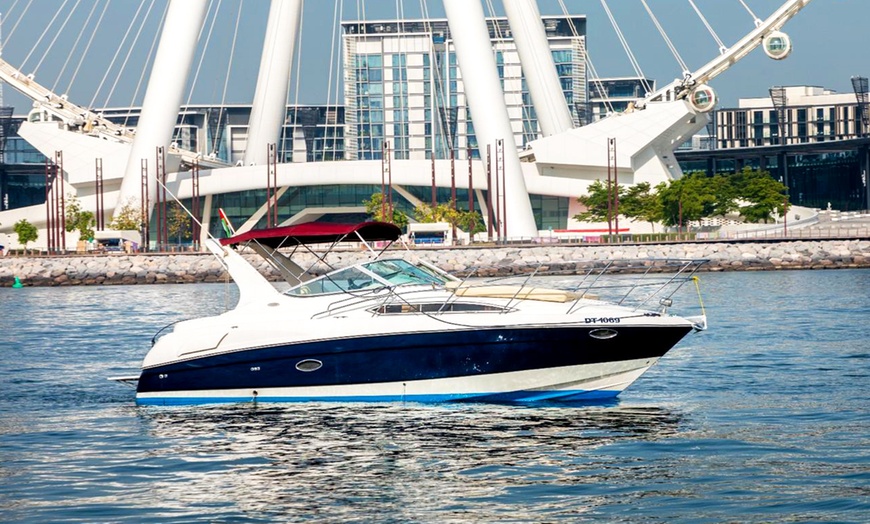 Image 3: Luxury Yacht Rental in Dubai's Arabian Gulf for Up To 8 People